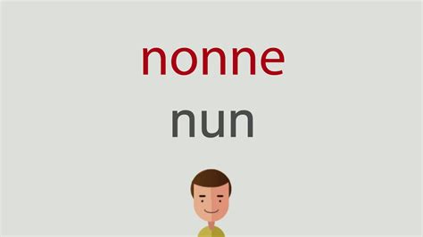 nonne auf englisch|nonne meaning in english.